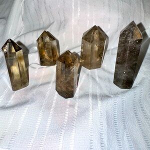 Smokey quartz / rutilated bundle